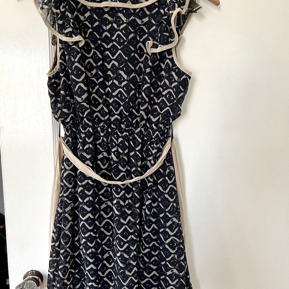 Blue flowy dress